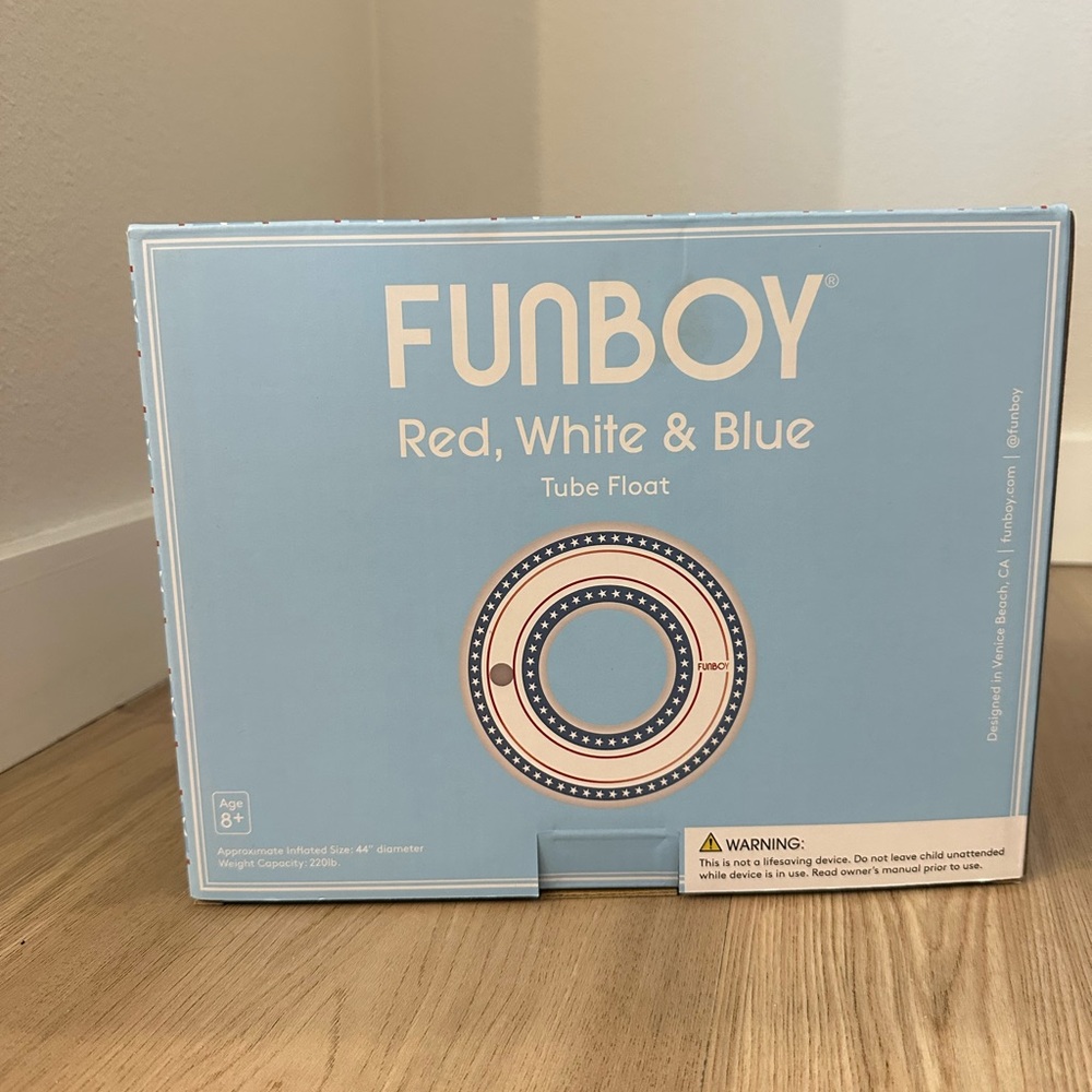 FUNBOY Red, White & Blue Tube Float